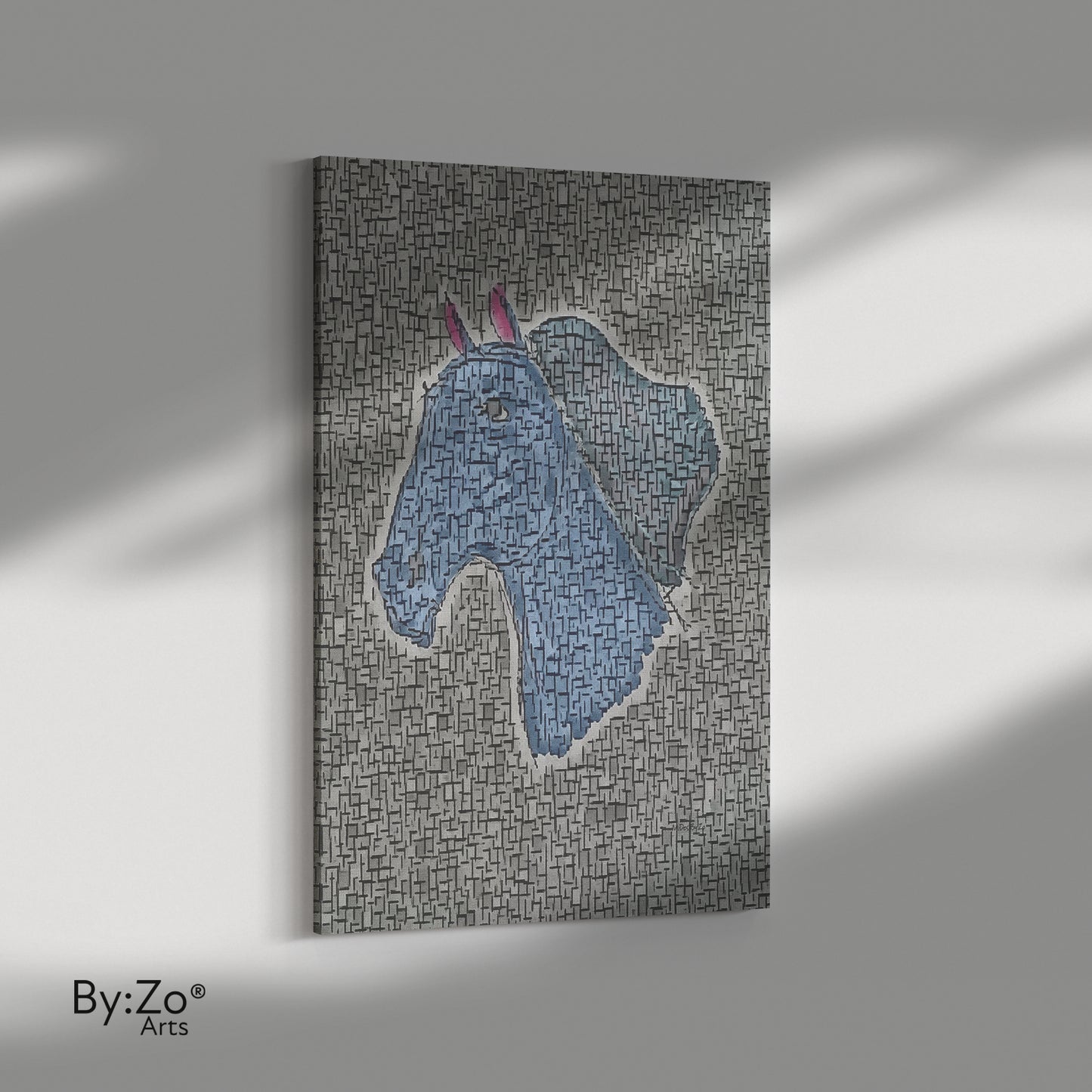 "Brave" Original Horse Illustration Fine Art ByZo Arts - By:Zo