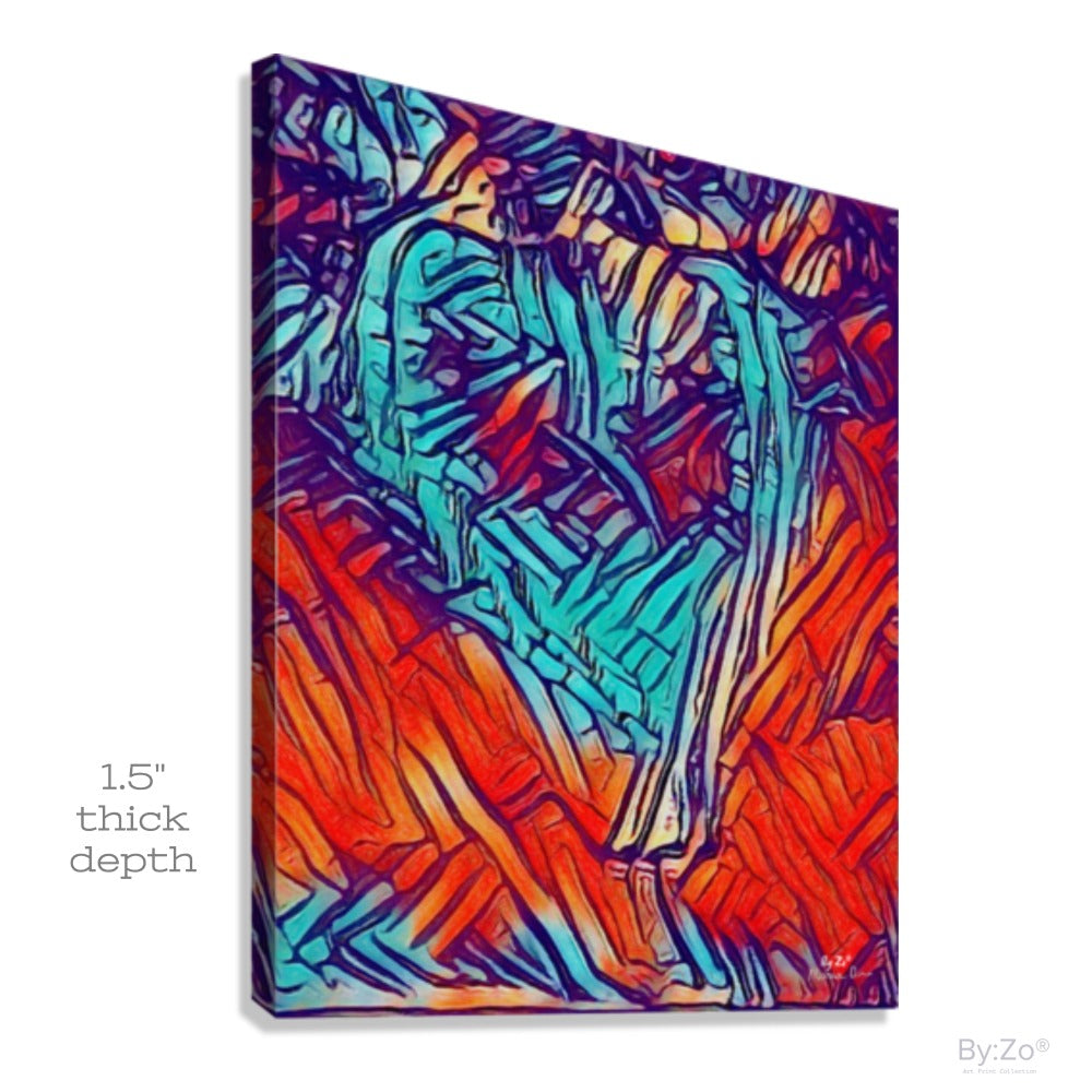 FROSTED HEART Abstract Digital Art  from Sketch By:Zo® - By:Zo